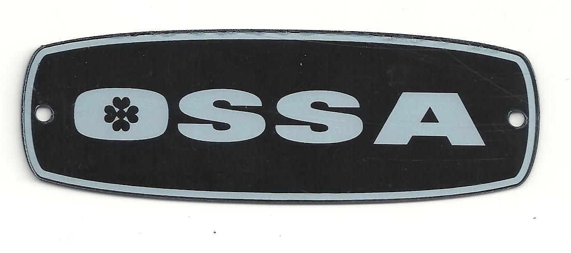OS19 (anagrama en resina con leyenda OSSA plata y fondo negro
